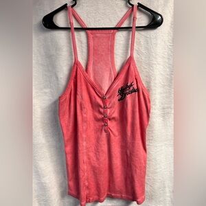 Harley-Davidson Coral Pink Racerback Tank Top
